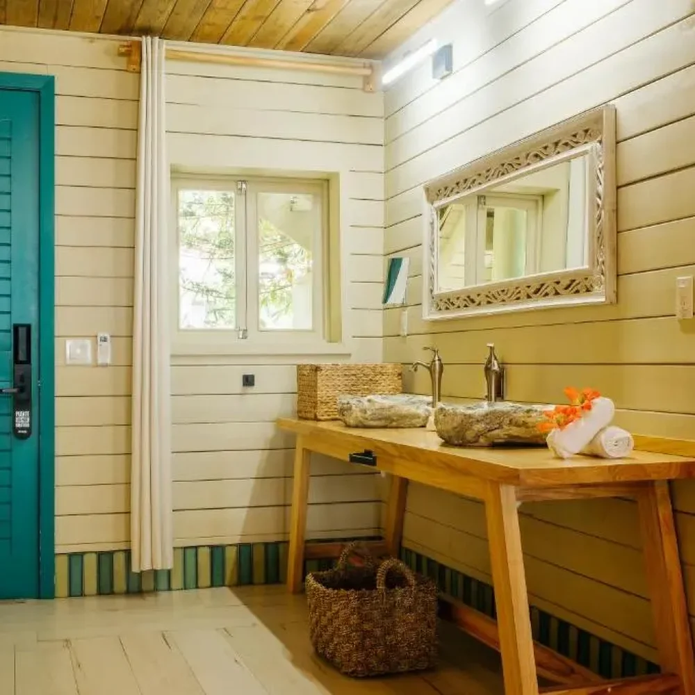 Tranquilseas Hotel Resort pláž koupelna ubytování