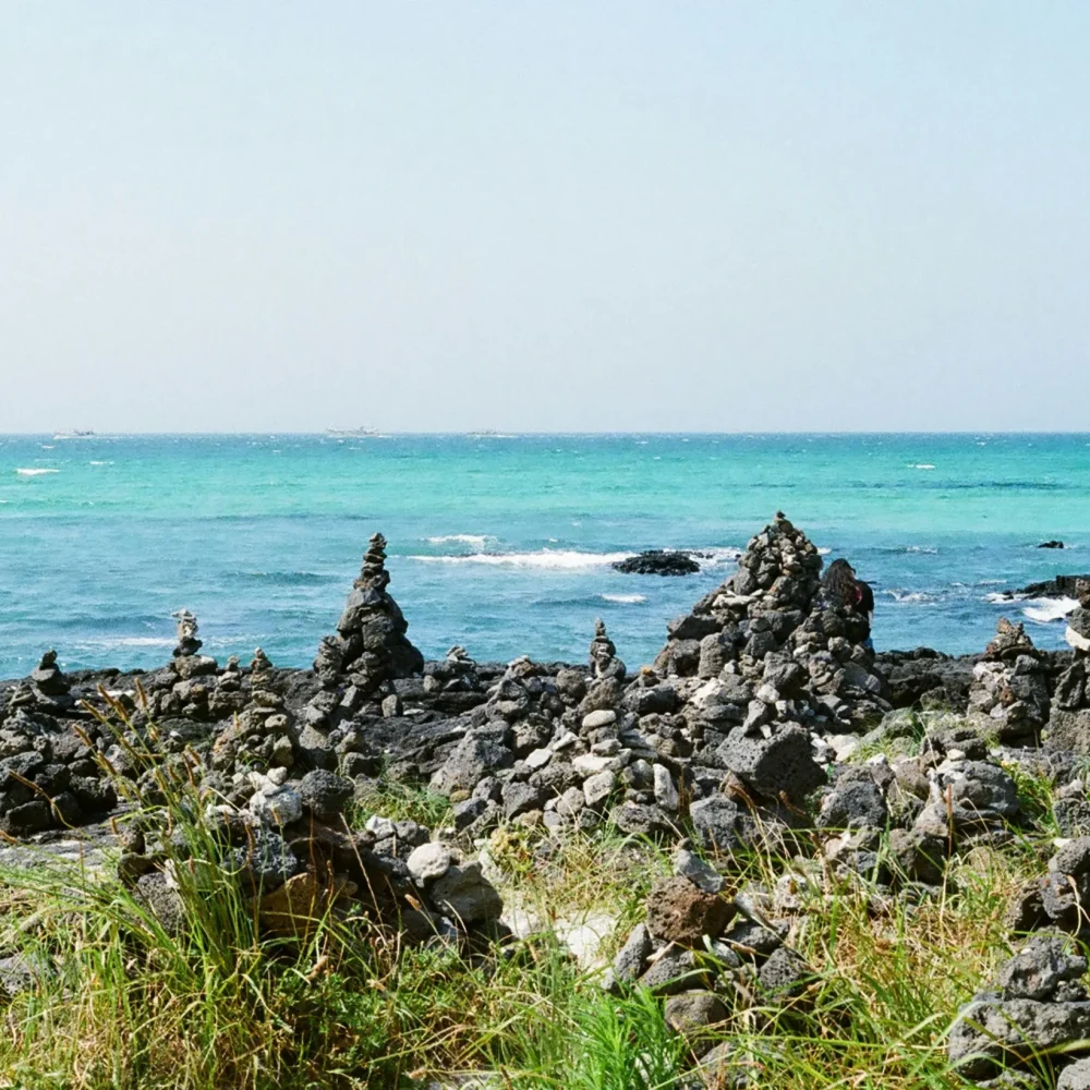 výhled ostrov Jeju, Jižní Korea