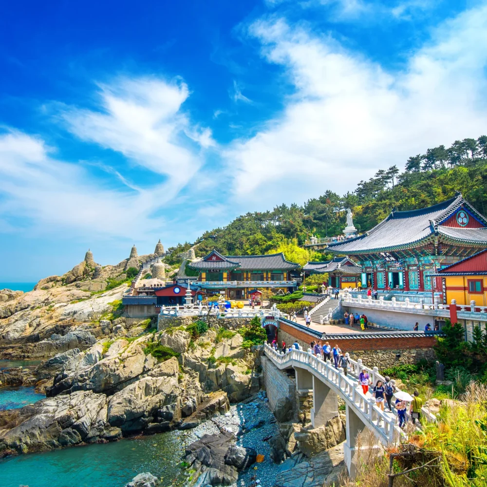 Jižní Korea chrám Haedong Yonggungsa