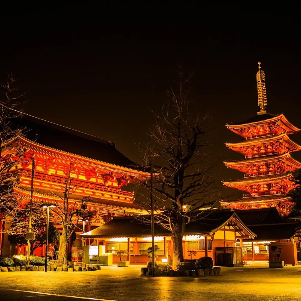 chrám senso-ji japonsko