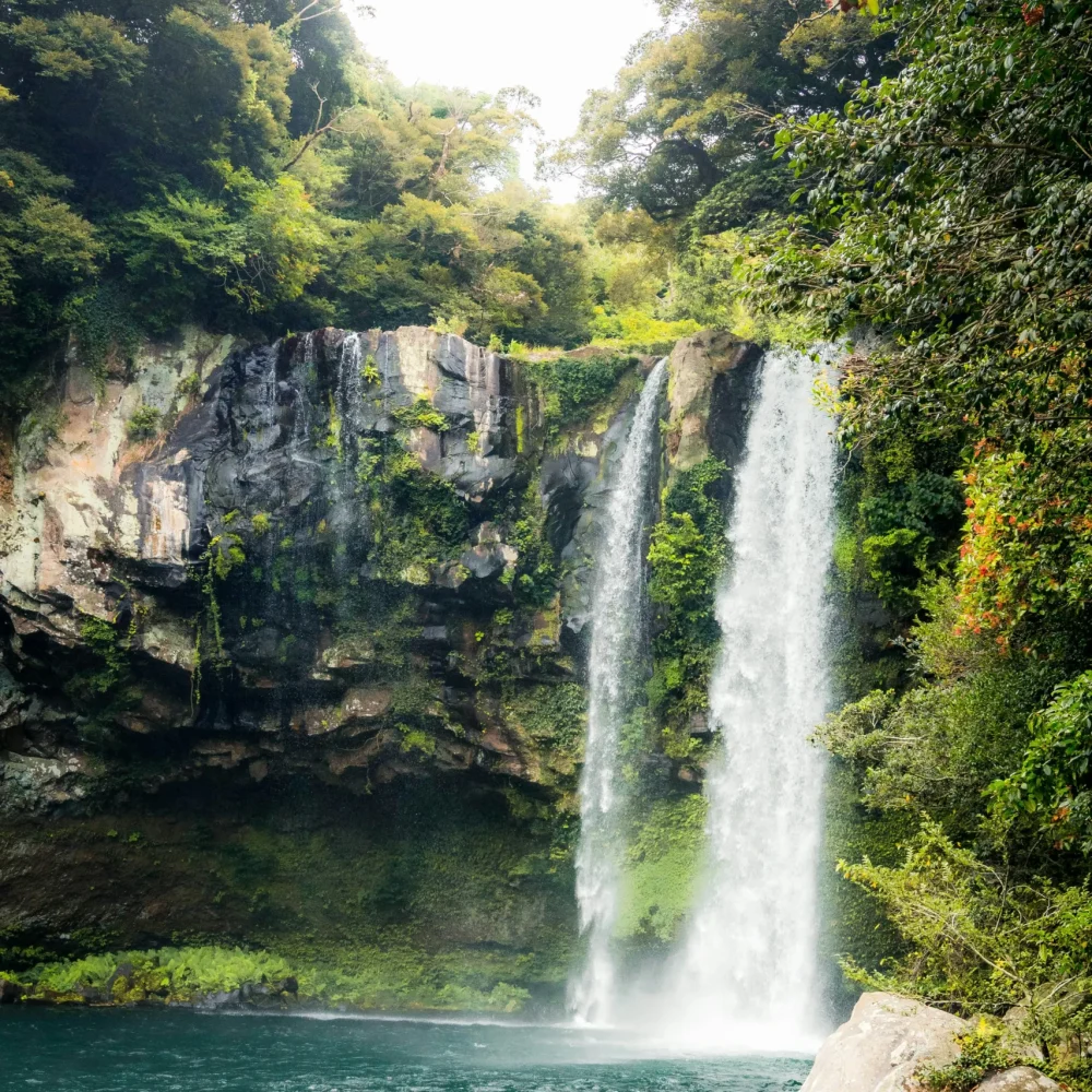 vodopád ostrov Jeju, Jižní Korea