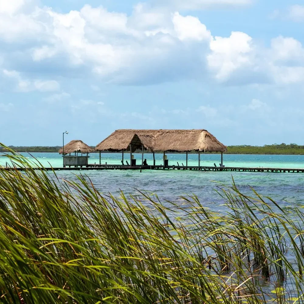 Mexiko Bacalar laguna