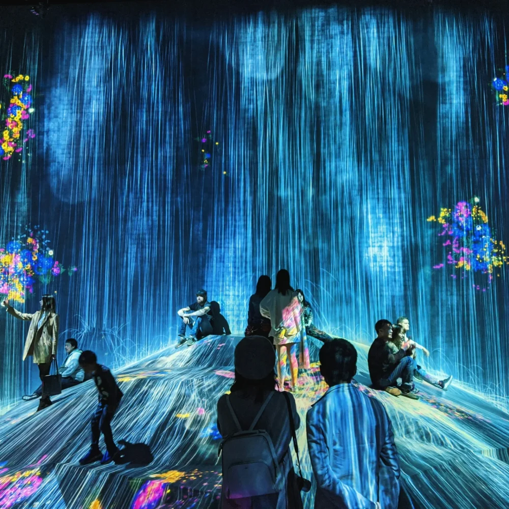 teamLab Borderless Japonsko Tokio muzeum