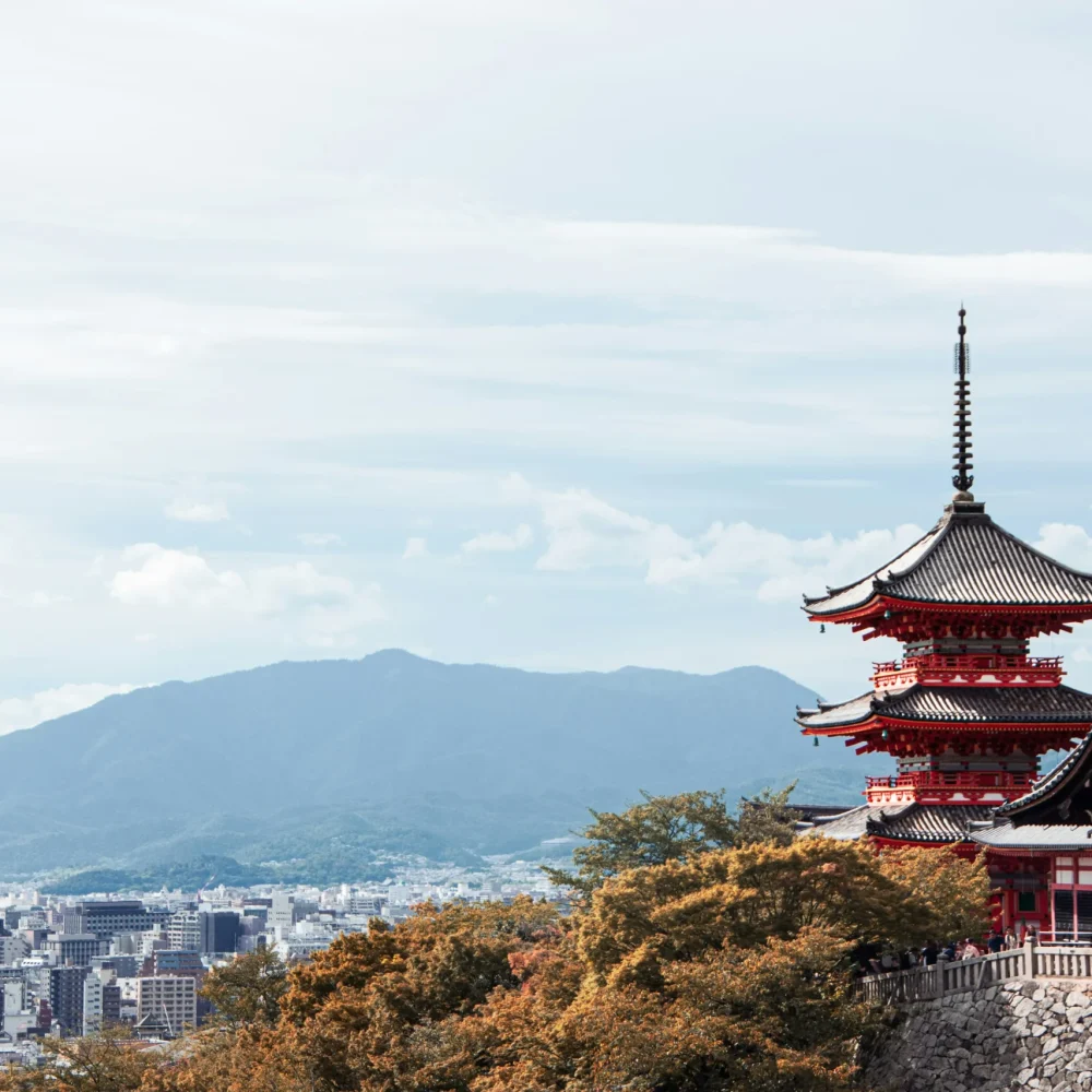 Japonsko Kyoto Kjóto pagoda